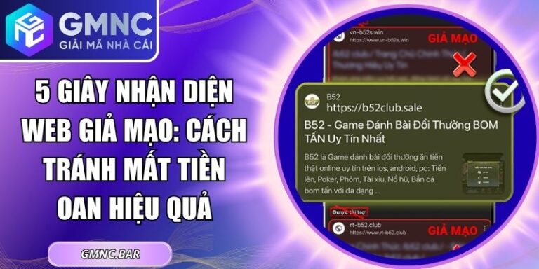 5 giây nhận diện web giả mạo