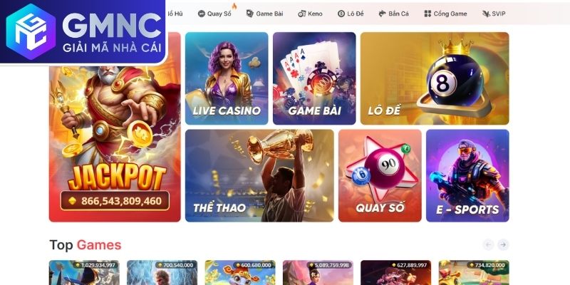 Những sảnh game nổi bật thu hút người chơi tại Big88